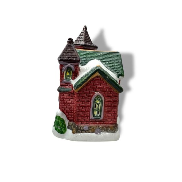 Vintage Wellington Square 2004 Ceramic Christmas Village Church Ornament - Picture 2 of 7
